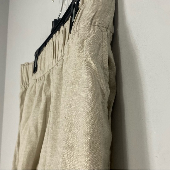 SONOMA Linen Blend High Rise Pull On Shorts XL Tan - Picture 4 of 9